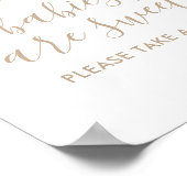 Poster Les bébés sont doux S'il vous plaît prendre un Bab (Coin)