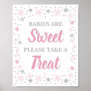 Poster Les bébés sont doux S'il vous plaît prendre un sig