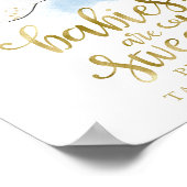 Poster Les bébés sont doux S'il vous plaît prendre un sig (Coin)