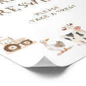 Poster Les Bébés Sont Doux S'Il Vous Plaît Prendre Un Tra (Coin)