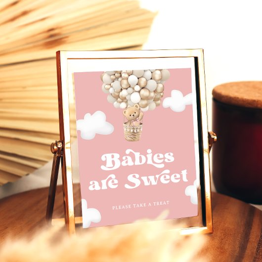 Poster Les Bébés Sont Doux S'Il Vous Plaît Prendre Un Tra