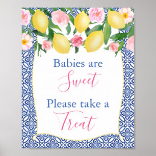 Poster Les Bébés Sont Doux S'Il Vous Plaît Prendre Une Tr