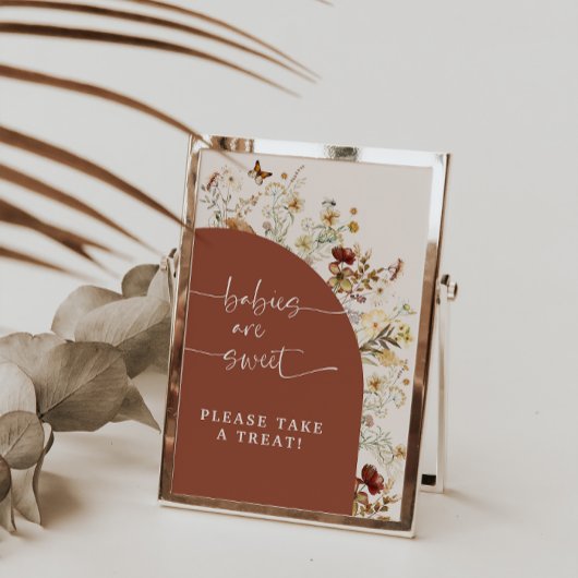 Poster Les bébés sont Fleurs sauvages doux | Symbole des 