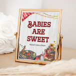 Poster Les bébés sont Jardin BBQ sucré Faveurs Baby showe<br><div class="desc">Les bébés sont Sweet BBQ Jardin Baby shower Favors Poster.</div>