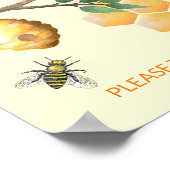 Poster Les bébés sont sucrés prendre un jaune doux (Coin)