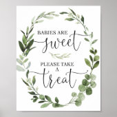 Poster Les bébés sont sucrés s'il vous plaît prenez un si (Devant)