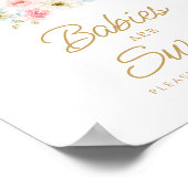 Poster Les bébés sont Sweet Fall Genre Reveal Baby shower (Coin)