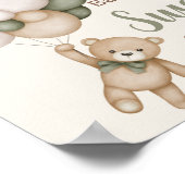 Poster Les bébés sont Sweet Teddy Bear Boy baby show (Coin)