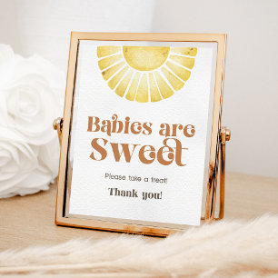 Poster Les bébés Sunshine sont des Baby showers Sweet Boh
