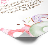 Poster Les beignes et les plongeurs saupoudrent les plong (Coin)