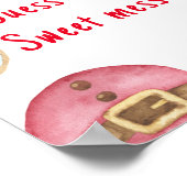 Poster Les beignets d'hiver baby shower Guess the sweet m (Coin)