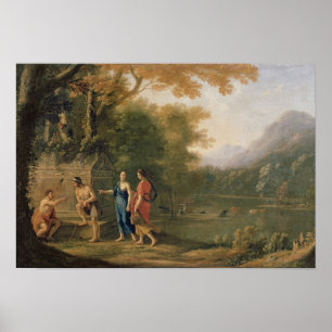 Poster Les bergers d'Arcadien