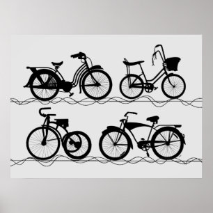 Poster Les Bicyclettes