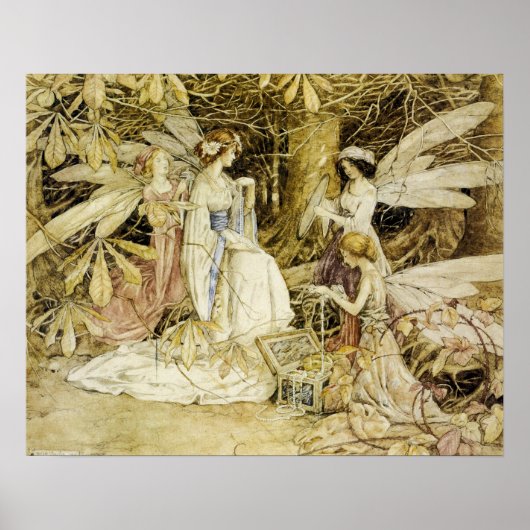 Poster "Les bijoux de fées" (Devant)