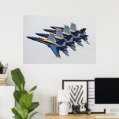 Poster Les Blue Angels (Bureau à domicile)