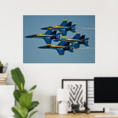 Poster Les Blue Angels (Bureau à domicile)