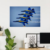 Poster Les Blue Angels (Bureau à domicile)