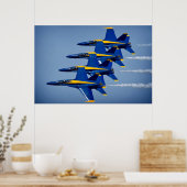 Poster Les Blue Angels (Cuisine)