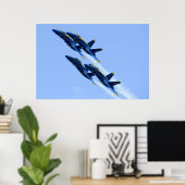 Poster Les Blue Angels (Bureau à domicile)