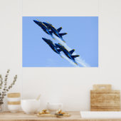Poster Les Blue Angels (Cuisine)