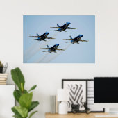 Poster Les Blue Angels (Bureau à domicile)