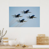Poster Les Blue Angels (Cuisine)