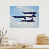 Poster Les Blue Angels (Cuisine)