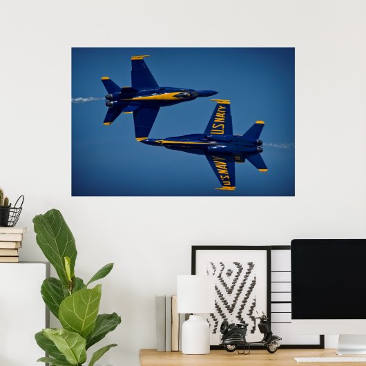 Poster Les Blue Angels (Bureau à domicile)