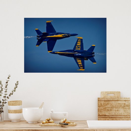 Poster Les Blue Angels (Cuisine)