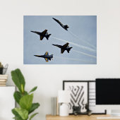 Poster Les Blue Angels (Bureau à domicile)