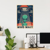 Poster Les Bonnes Choses Viennent (Bureau à domicile)