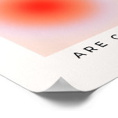 Poster Les Bonnes Choses Vient Citation Inspirationnelle (Coin)