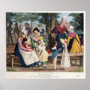 Poster Les bonnes d'enfants, 1820