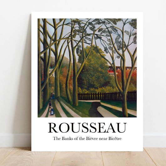 Poster Les bords de la Bièvre près de Bicêtre par Roussea