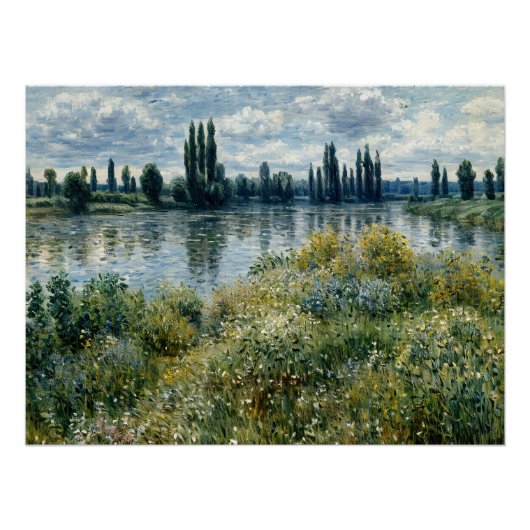 Poster Les bords de Seine à Vétheuil (Devant)