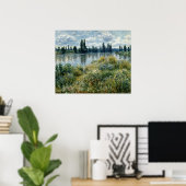 Poster Les bords de Seine à Vétheuil (Bureau à domicile)
