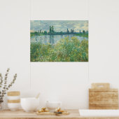 Poster Les bords de Seine - Claude Monet Fine Art (Cuisine)
