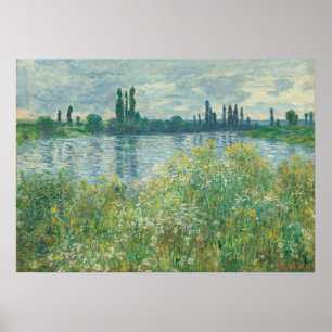 Poster Les bords de Seine - Claude Monet Fine Art