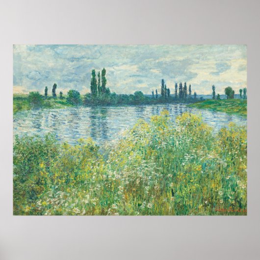 Poster Les bords de Seine de Monet, Vétheuil (Devant)