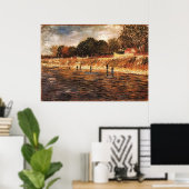 Poster Les bords de Seine, Van Gogh (Bureau à domicile)