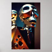 Poster Les boutons se détachent des machines (Devant)