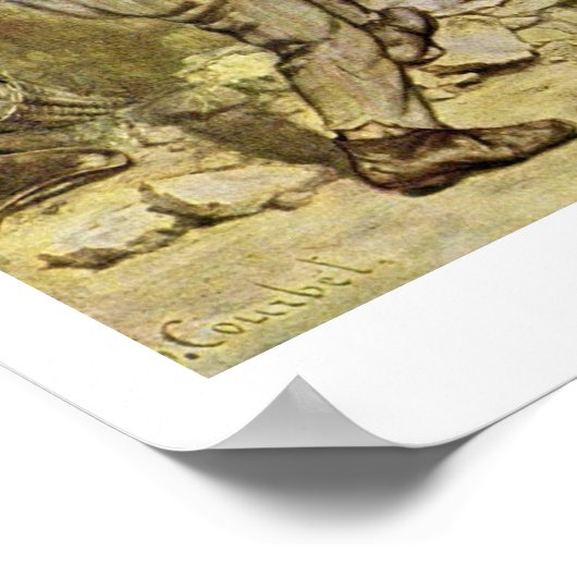 Poster Les Brise-Pierre De Courbet Gustave (Coin)