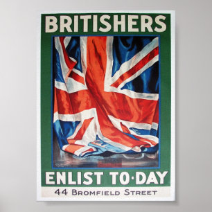 Poster les Britanniques enrôlent