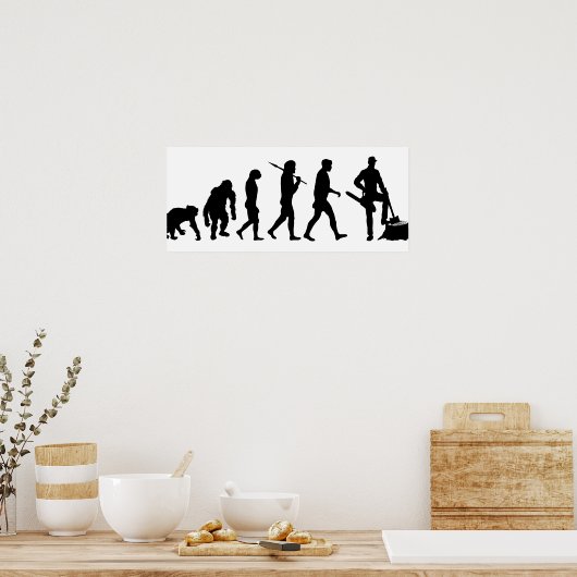 Poster Les bûcherons de bûyan de sciage de bois de bûyan (Cuisine)