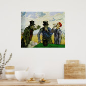 Poster Les buveurs de Vincent van Gogh (Cuisine)