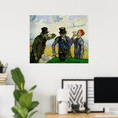 Poster Les buveurs de Vincent van Gogh (Bureau à domicile)