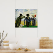 Poster Les Buveurs par Vincent van Gogh (Cuisine)