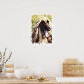 Poster Les cadeaux d'art de Hound Afghanistan (Cuisine)