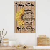 Poster les cadeaux de jour pour les mères, à ma mère qui  (Cuisine)