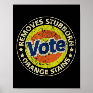 Poster Les cadeaux drôles de détergents anti-Trump